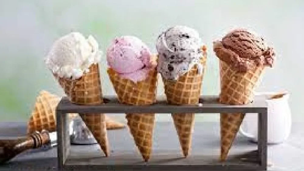 Sueños deliciosos Comiendo helado de chocolate