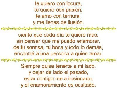 Poemas de amor con rimas en cuatro estrofas