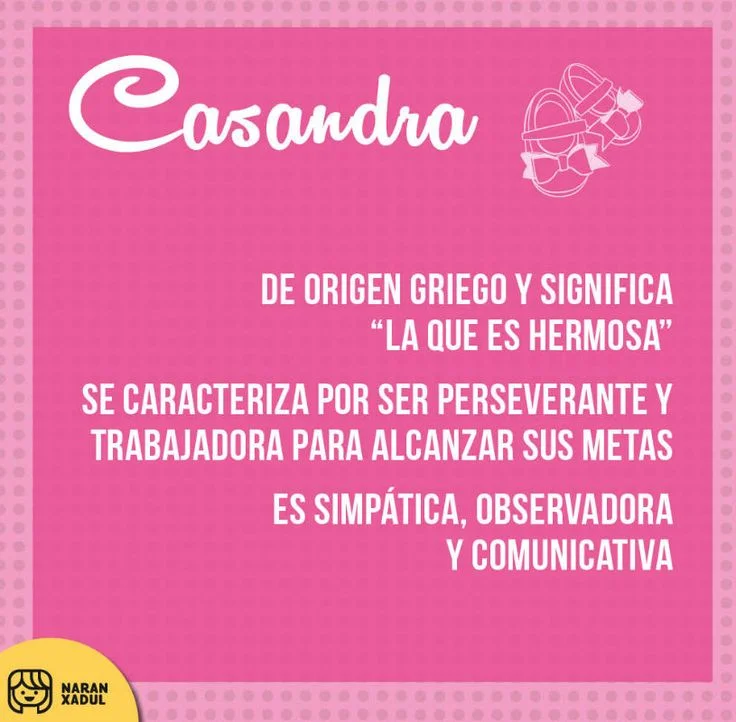 Significado del nombre Casandra Origen y simbolismo