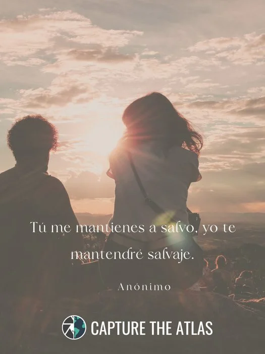 Frases inspiradoras para viajes en pareja