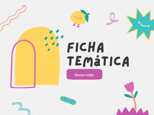 Organización Ficha temática para estructurar la información de forma efectiva