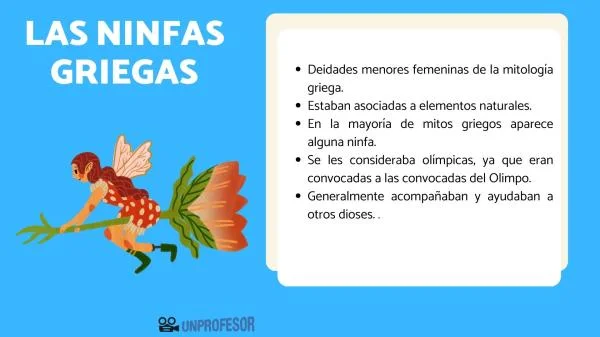Nombres de ninfas Significado y origen de cada uno