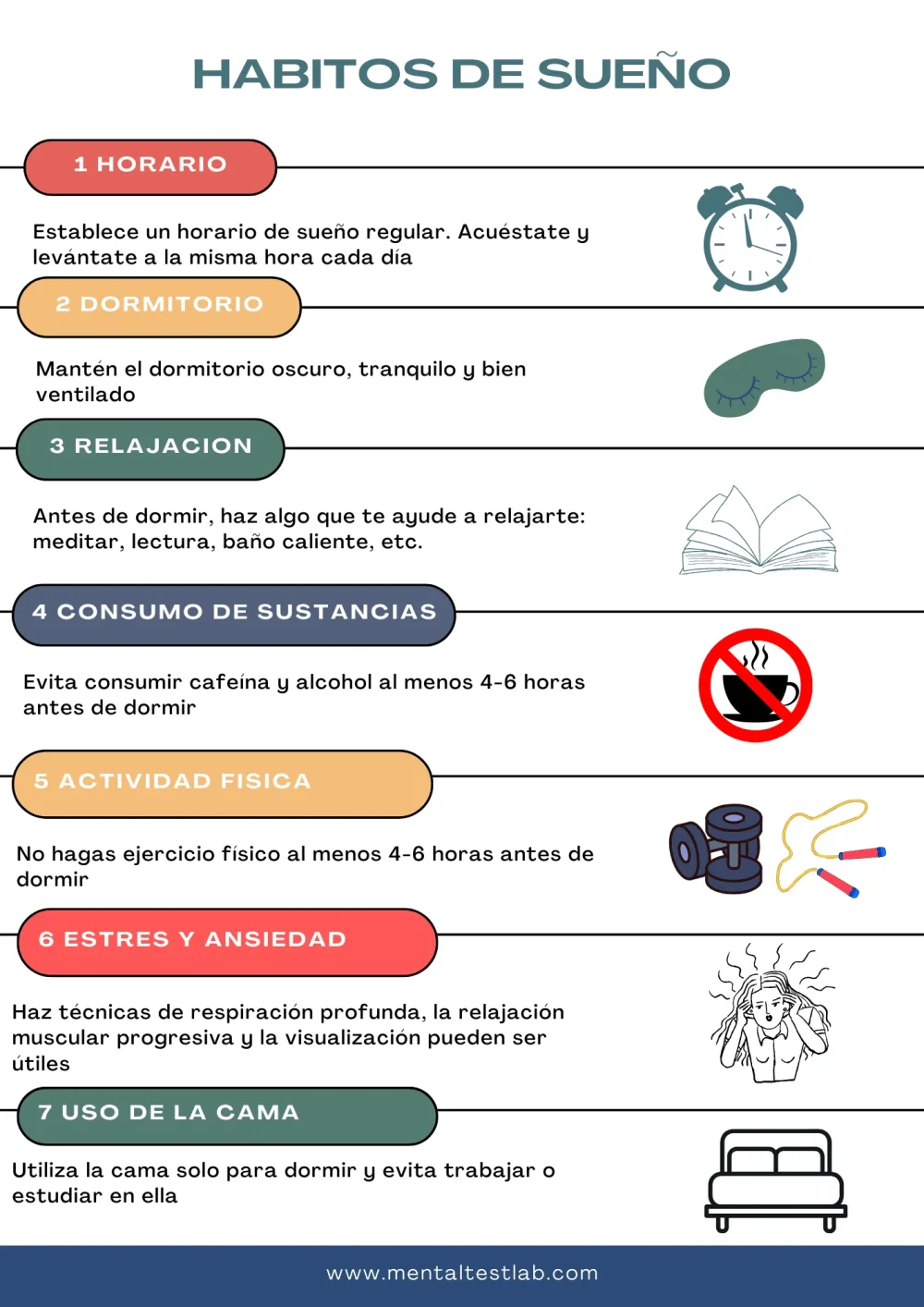 6 Estrategias Psicológicas para Dormir Rápido