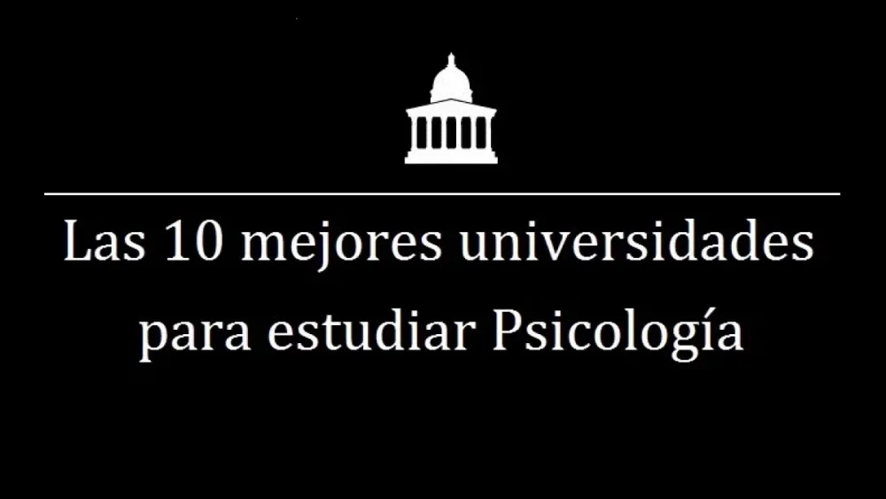 Mejores países para estudiar psicología
