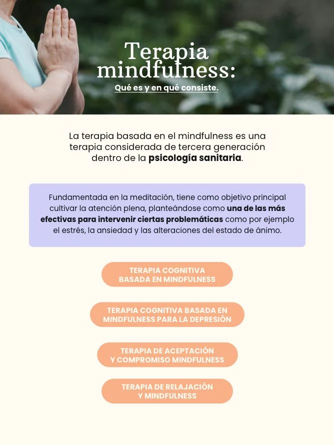Mindfulness en la terapia de relajación su importancia esencial