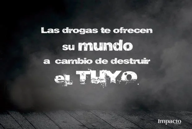Pensamientos impactantes sobre las drogas Frases para reflexionar