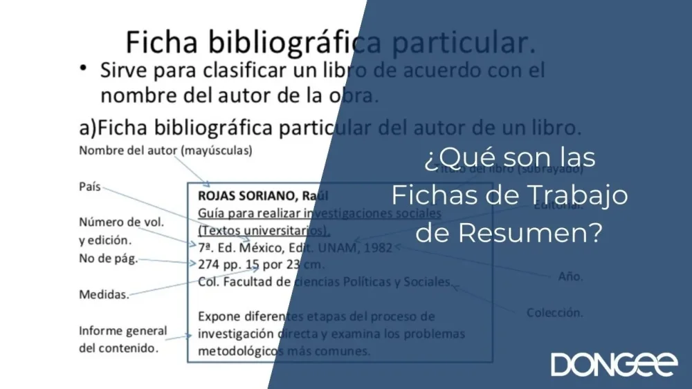 Ficha de trabajo de resumen guía concisa y optimizada